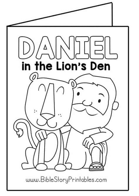 Daniel in the Lion's Den Bible Printables - Bible Story Printables