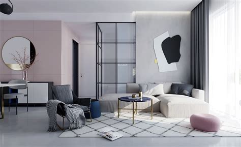 Pink And Grey Living Room Awesome Decors