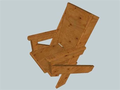 Outdoor Plywood Chair Free Woodworking