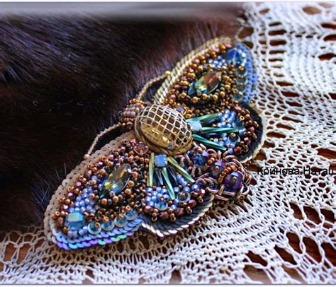 Beautiful Bead Embroidered Butterflies And Moths Beads Magic