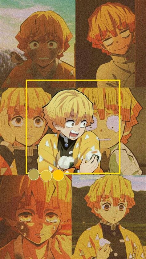 Zenitsu Agatsuma Edit 💛 Cute Anime Wallpaper Anime Wallpaper Anime