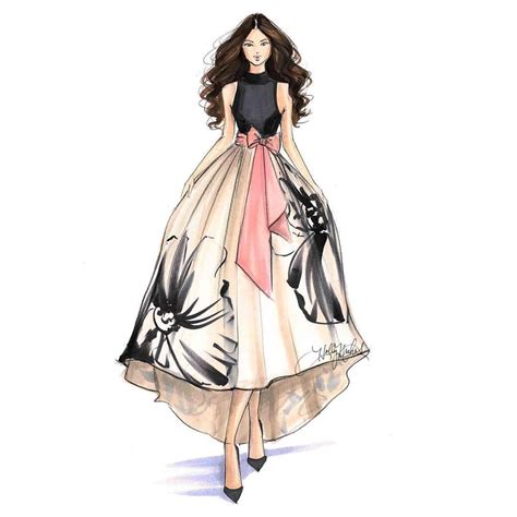 H Nichols Illustration Dress Design Sketches Sketches Dresses