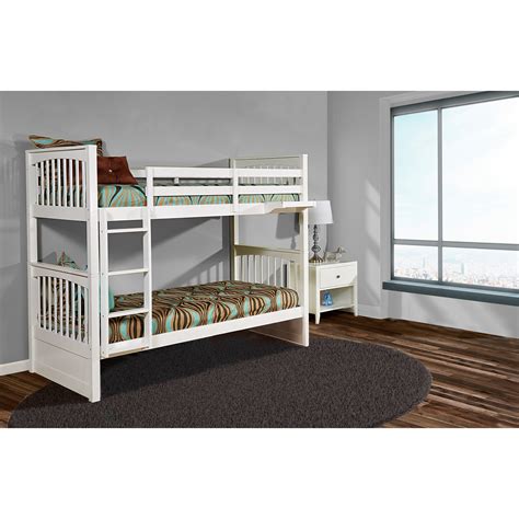 Ne Kids Pulse 33050n Mission Style Twin Over Full Bunk Bed Dunk