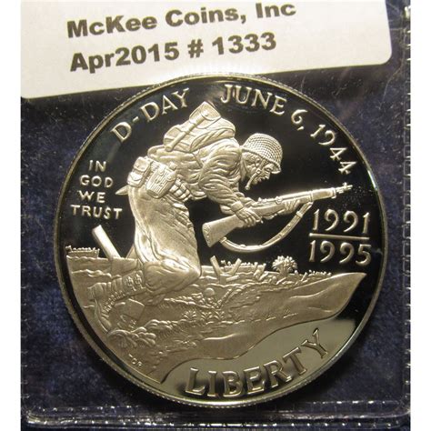 1333 1993 W Proof World War Ii 50th Anniversary Commemorative Silver