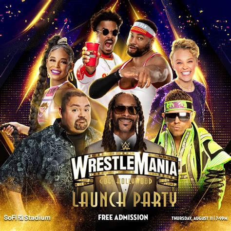 Sofi Stadium The Star Studded Wwe Wrestlemania 39 Launch