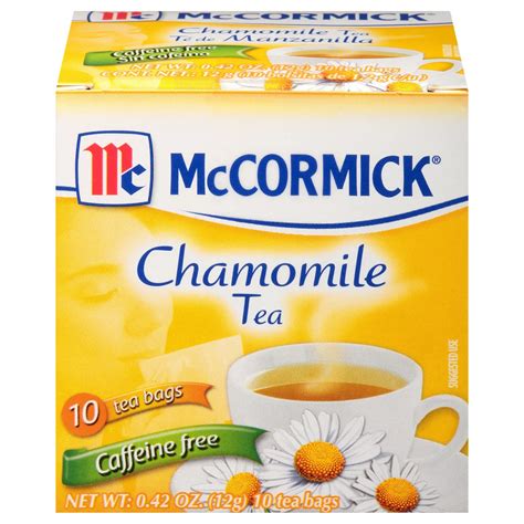 Mccormick Chamomile Tea Bags Shop Tea At H E B
