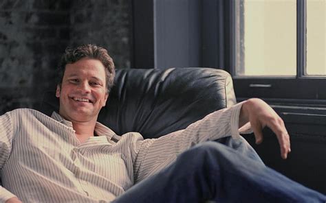 Colin Firth Smile Man White Sofa Actor Blue Hd Wallpaper Peakpx