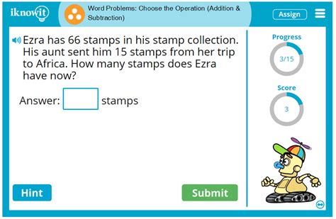 Free 3rd grade addition worksheets, including addition of 1, 2, 3 and 4 digit numbers, adding whole tens, whole hundreds and whole thousands, missing addend . Math Game: Addition & Subtraction Word Problems