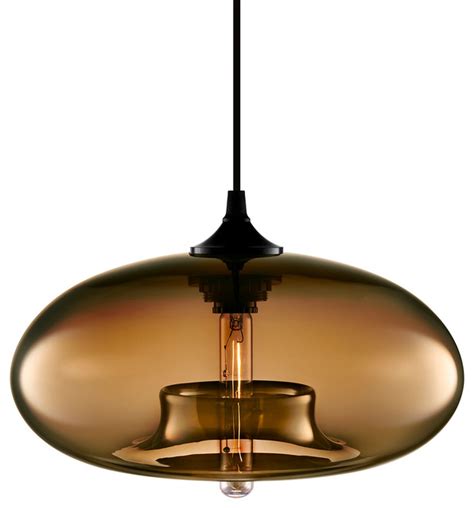 Glass pendant lighting is a great choice when searching for the right kind of lights for your room because there are many different themes that a glass pendant light looks good with. Niche Modern Aurora Pendant Chocolate - Modern - Pendant ...