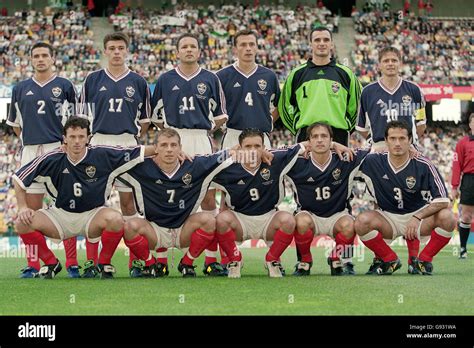 Soccer - World Cup France 98 - Group F - Yugoslavia v Iran Stock Photo