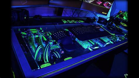 These top pc desks are perfect for gamers or anyone else looking for a cool computer desk. Raz3r D3sk - Final video - Gaming desk pc build by L3p ...