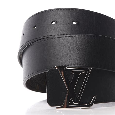 Louis Vuitton Calfskin Monogram 40mm Lv Initiales Reversible Belt 80 32