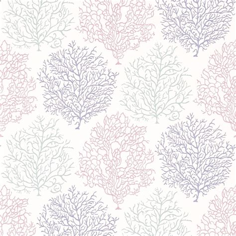 Coral Reef Tealmauve Wallpaper Sanderson By Sanderson Design
