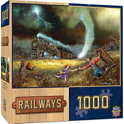 Masterpieces Railways Tornado Alley Wabash Train 1000 Piece Jigsaw