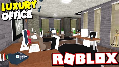 Rich Luxurious Office Bloxburg Adventures Roblox Bloxburg Youtube