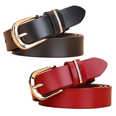 200pcs Lot New Luxury Design Genuine Leather Belts Fashion Pin Buckle
