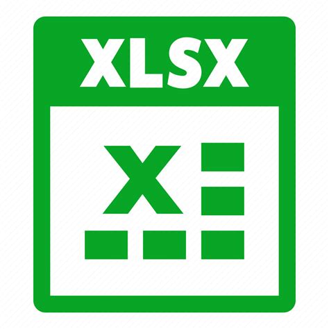 Document File Xlsx Extension Format Xlsx File Icon Download On