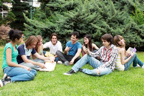 1225 Students Studying Sitting Grass Park Photos Free And Royalty Free
