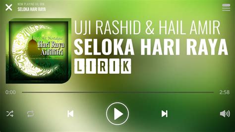 Selamat hari raya aidilfitri maaf zahir & batin :) Uji Rashid Seloka Hari Raya - sang-hook