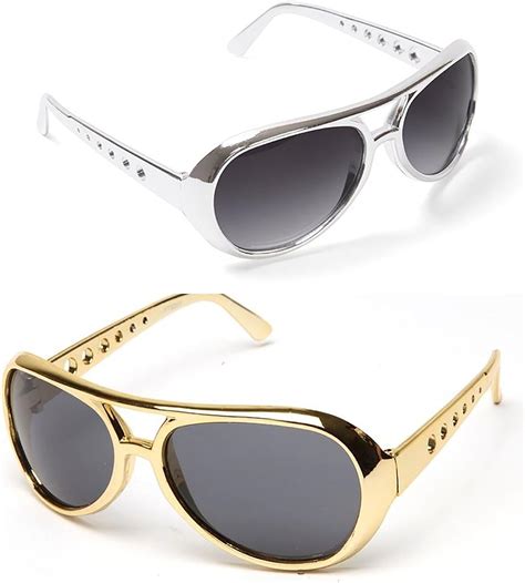 Bulk Gold Elvis Sunglasses Rock Star Elvis Presley Rockstar Sunglasses 12 Pcs Amazon Ca