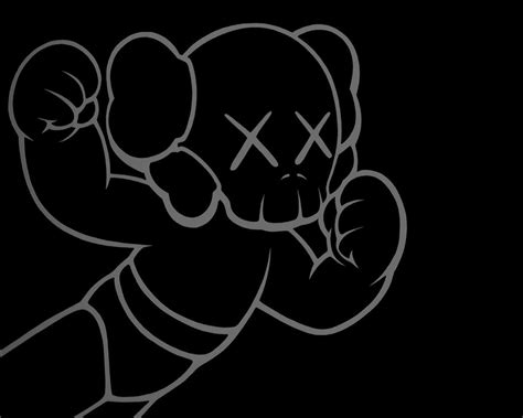 Black Kaws Wallpapers Wallpaper Cave