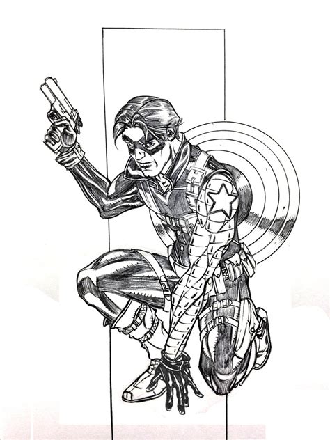 Marvel Winter Soldier Coloring Pages Coloring Pages