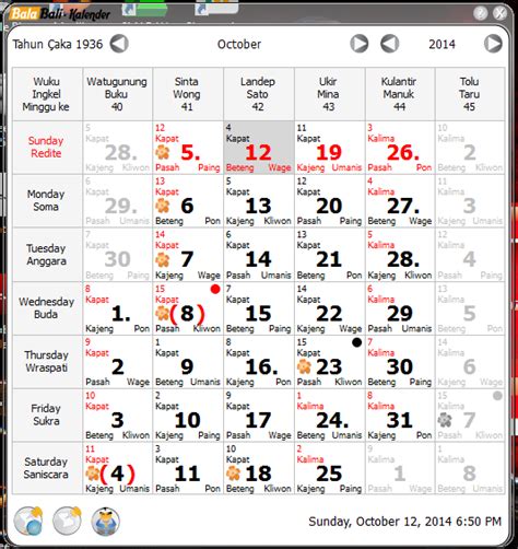 Paham termaksud sekarang dikenal dengan nama agama hindu. KALENDER BALI