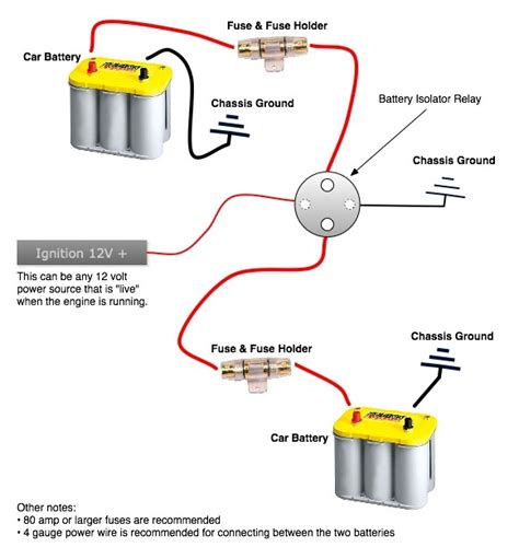 200 Amp Relay High Current Automotive Battery Isolator