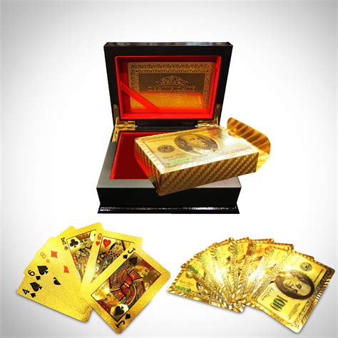 Select the metal (gold or silver), carat (purity), enter the weight and select the currency to get the total gold or silver price. 24K Gold Plated Playing Cards // $100 - RARE-T - Touch of ...