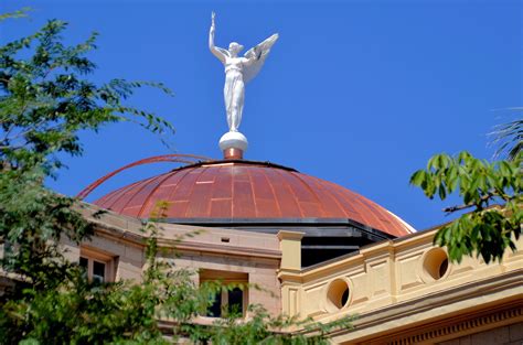 All these cities are located in the area around the capital. Arizona State Capitol Building in Phoenix, Arizona ...