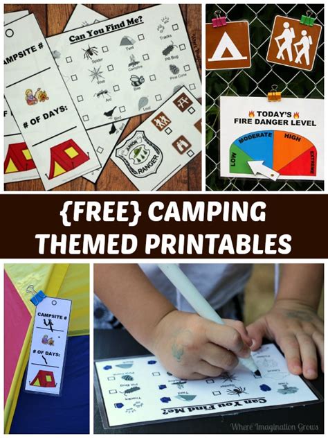 For more fun ideas, make sure to follow our pinterest boards. Camping Pretend Play for Preschoolers - Where Imagination ...