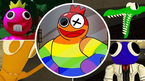 All Morphs New Gametoons Colors Are Swapped In Rainbow Friends Chapter Concept Roblox