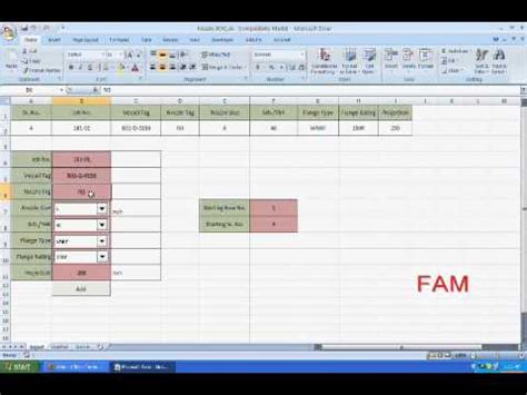 Download a bill of materials template to use in excel. Nozzle BOQ in Excel - YouTube