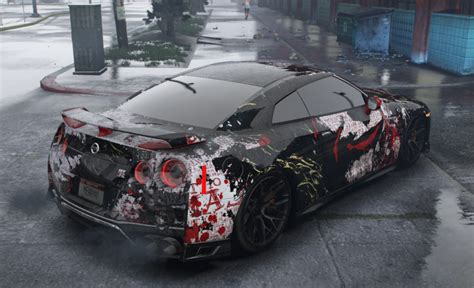 Nissan GTR Artistic Livery GTA 5 Mods