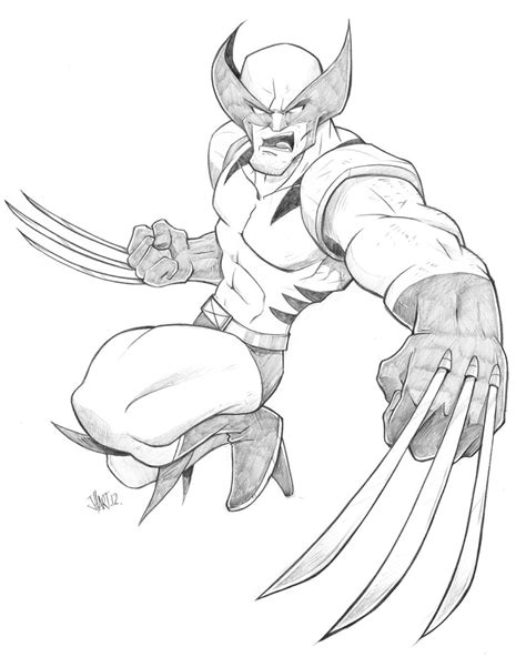 Wolverine Cartoon Drawing At Getdrawings Free Download