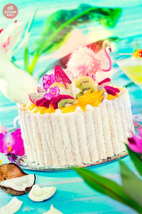 Tutti Frutti Party Mit Tutti Frutti Kuchen Tropical Cake Rezepte