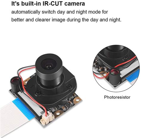 Raspberry Pi B B Camera Module Automatic Ir Cut Switching Day Night