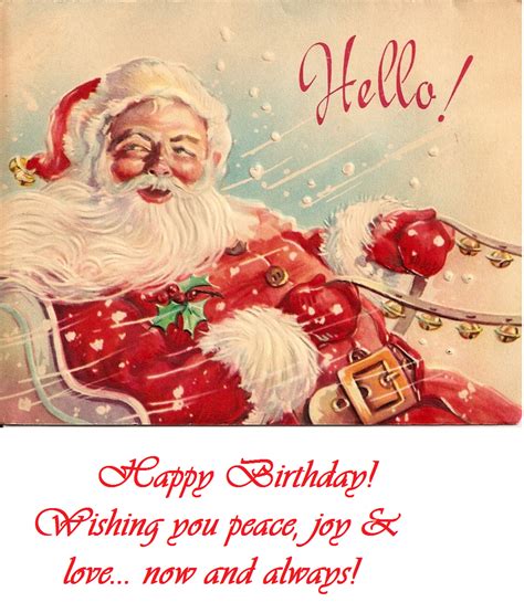 December Birthday Wish Happy Birthday Wishing You Peace Joy And Love