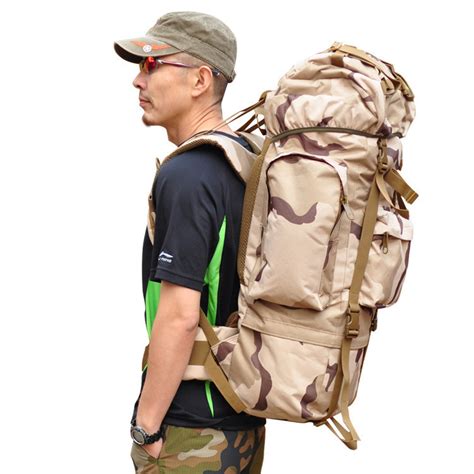 65l Professional Large Hiking Backpack Cool Camping Gear