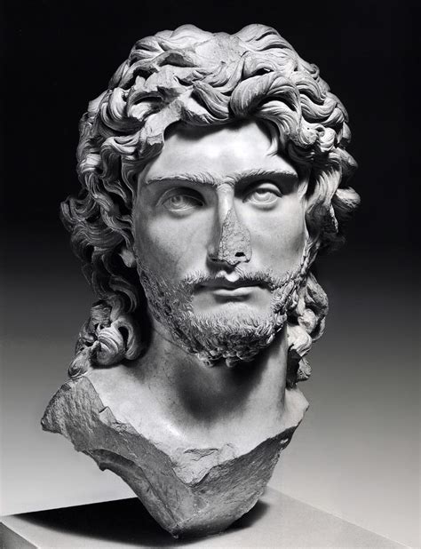 Male Portrait Bust Found In The Theater Of Dionysos Athens Circa