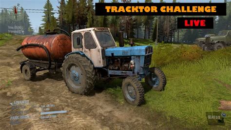 Tractor Challenge Live Mudrunner Tractor Off Roading Youtube