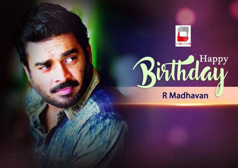 R Madhavans Birthday Celebration Happybdayto