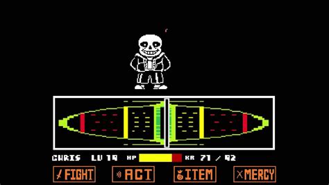 Undertale Fight With Sans Youtube