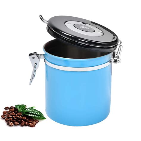Some people consider coffee to be the most important part of their mornings. Airtight Coffee Canister Container, Stainless Steel Coffee ...