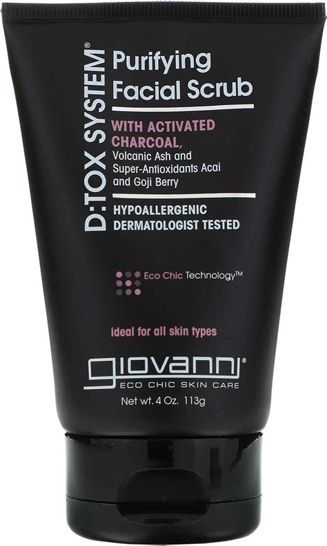 Giovanni Dtox System Purifying Facial Scrub 4 Ounces Amazonca Beauty And Personal Care