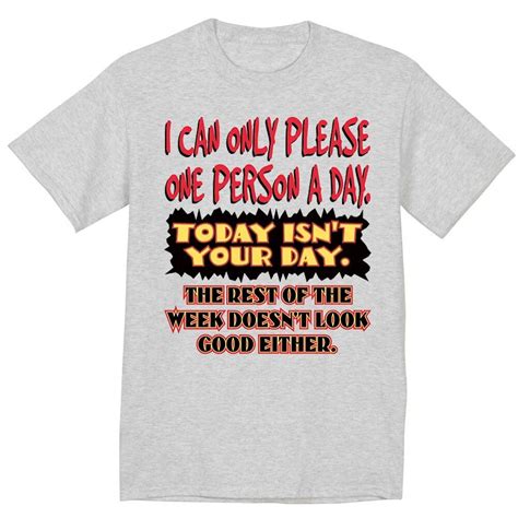 I Can Only Please One Person A Day T Shirt Fashionspicex Shop