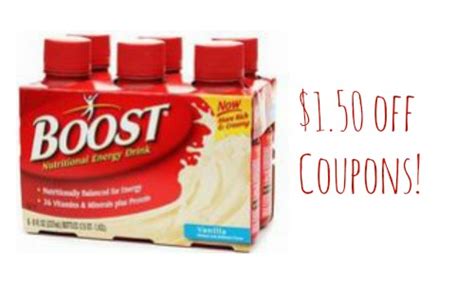 Boost Coupons Nutritional Drinks For 799 Southern Savers