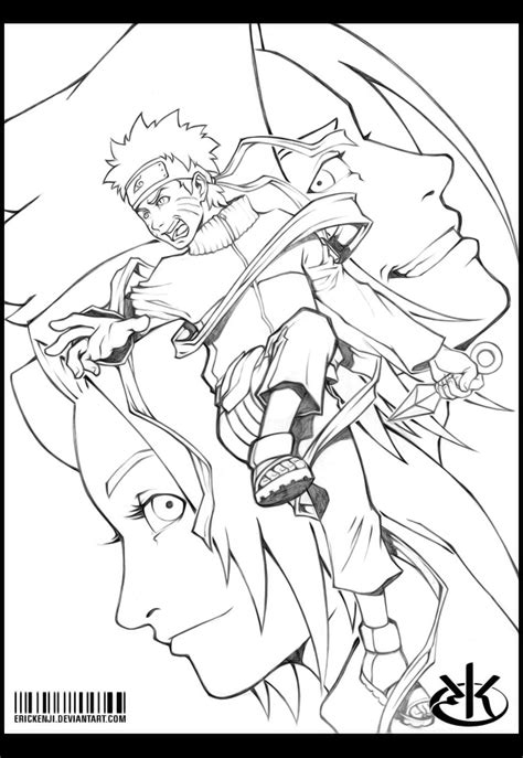 Sketch Naruto Shippuuden By Erickenji On Deviantart