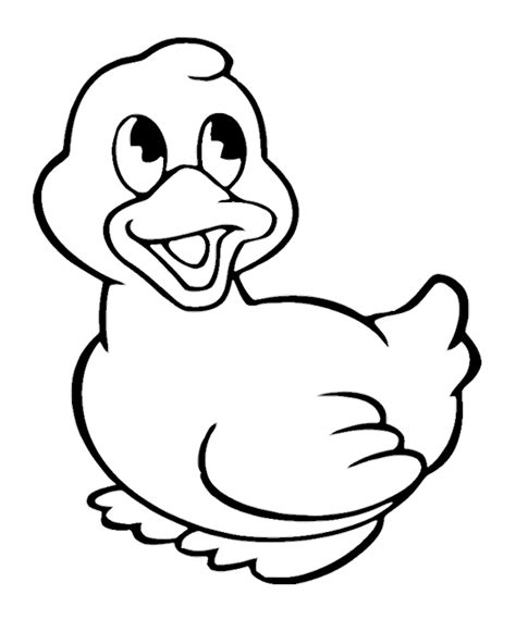Download Rubber Duck Outline | Free download on ClipArtMag