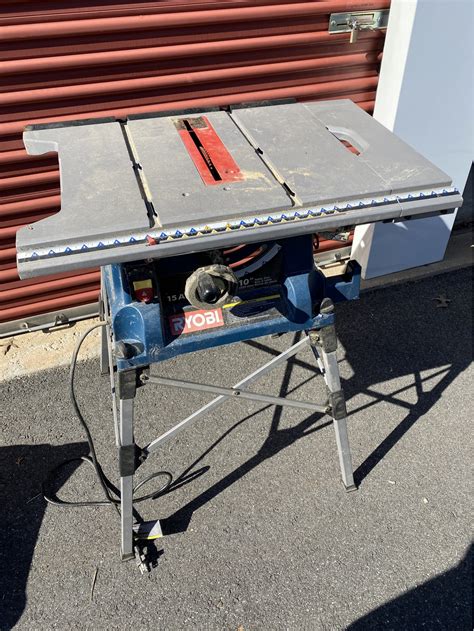 Ryobi Table Saw Rts21 In Good Condition With Folding Legs Works